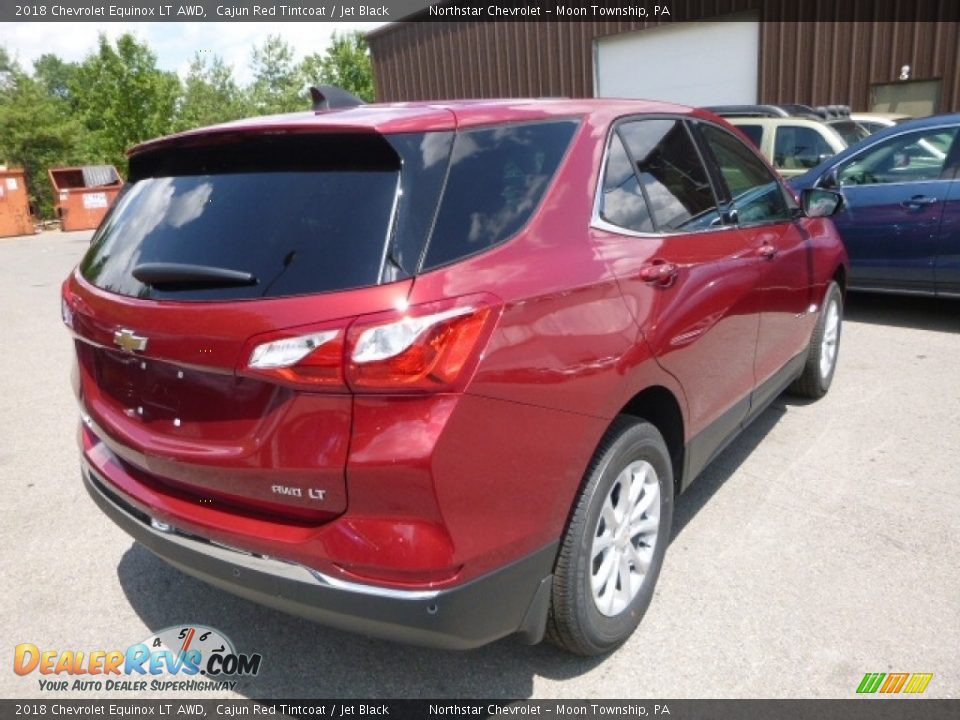 2018 Chevrolet Equinox LT AWD Cajun Red Tintcoat / Jet Black Photo #5