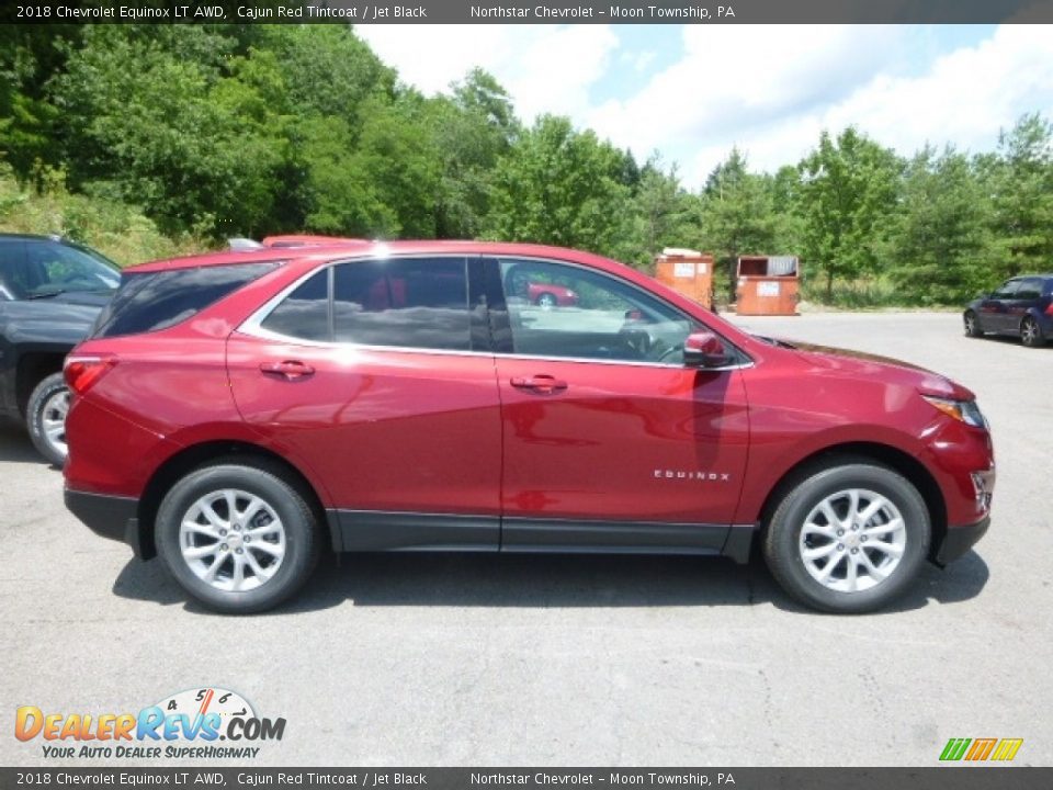 2018 Chevrolet Equinox LT AWD Cajun Red Tintcoat / Jet Black Photo #6