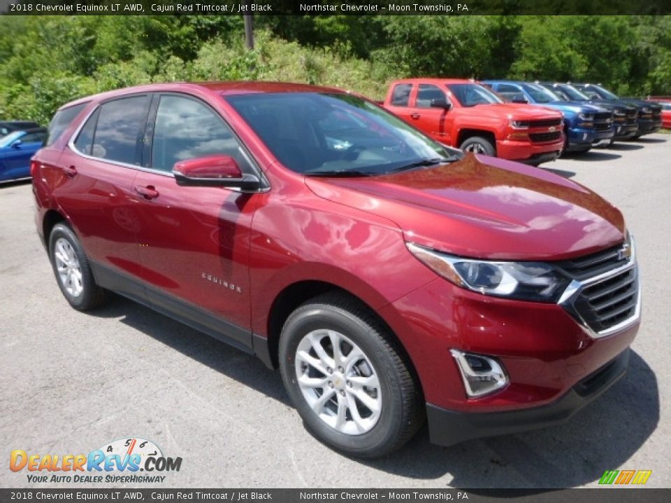 2018 Chevrolet Equinox LT AWD Cajun Red Tintcoat / Jet Black Photo #7