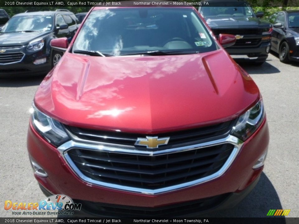 2018 Chevrolet Equinox LT AWD Cajun Red Tintcoat / Jet Black Photo #8