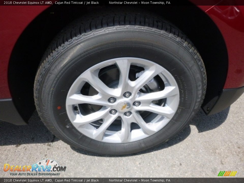 2018 Chevrolet Equinox LT AWD Cajun Red Tintcoat / Jet Black Photo #9