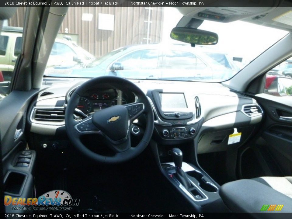 2018 Chevrolet Equinox LT AWD Cajun Red Tintcoat / Jet Black Photo #14