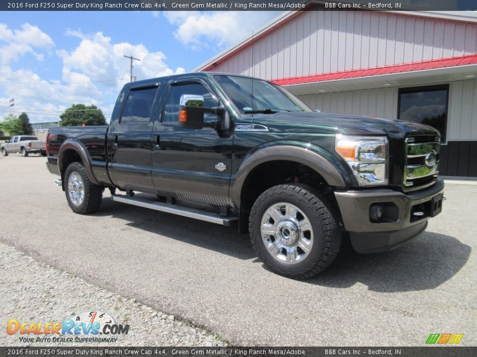 Front 3/4 View of 2016 Ford F250 Super Duty King Ranch Crew Cab 4x4 Photo #7