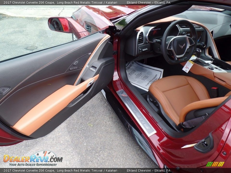 2017 Chevrolet Corvette Z06 Coupe Long Beach Red Metallic Tintcoat / Kalahari Photo #24