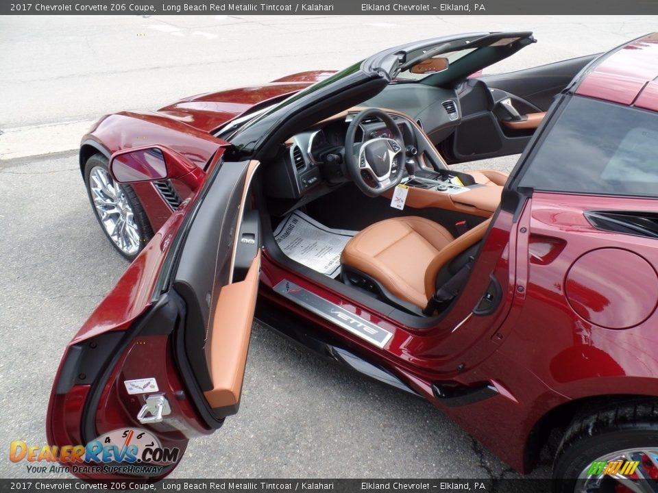 2017 Chevrolet Corvette Z06 Coupe Long Beach Red Metallic Tintcoat / Kalahari Photo #25