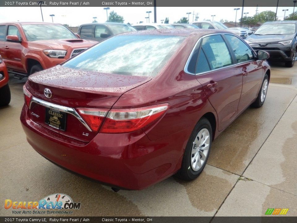 2017 Toyota Camry LE Ruby Flare Pearl / Ash Photo #2