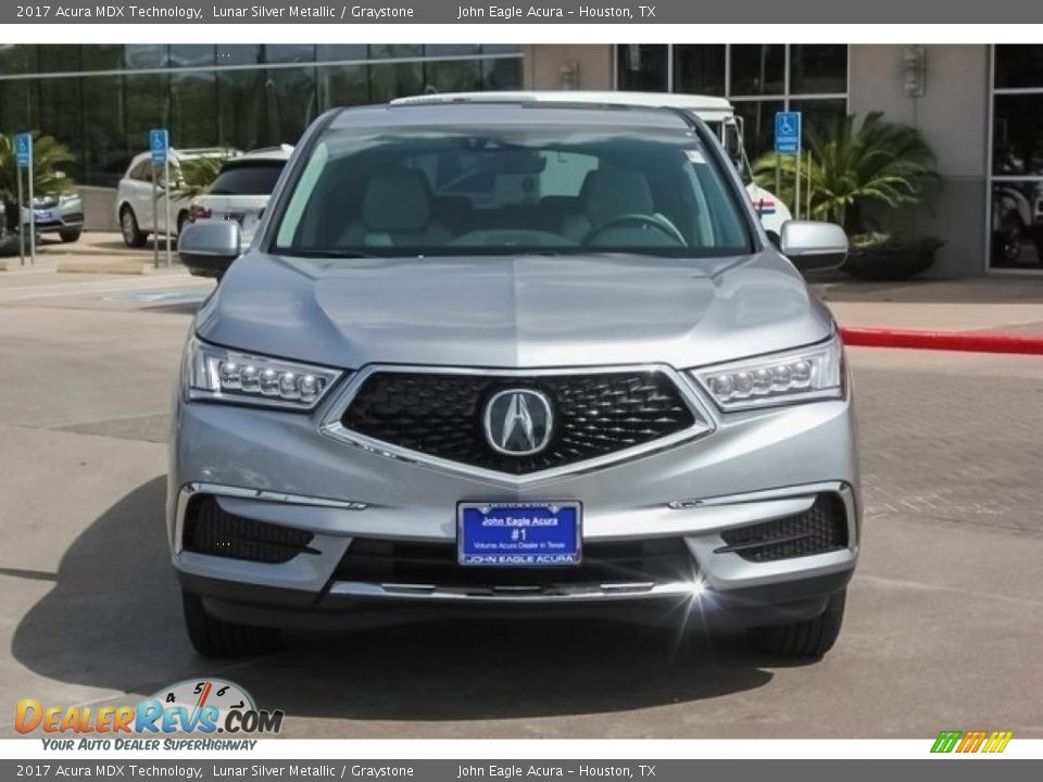 2017 Acura MDX Technology Lunar Silver Metallic / Graystone Photo #2