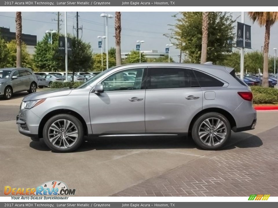 2017 Acura MDX Technology Lunar Silver Metallic / Graystone Photo #4