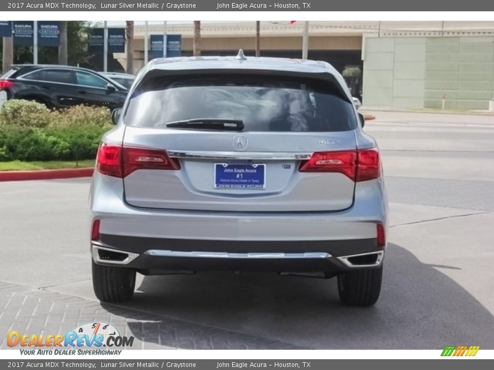 2017 Acura MDX Technology Lunar Silver Metallic / Graystone Photo #6