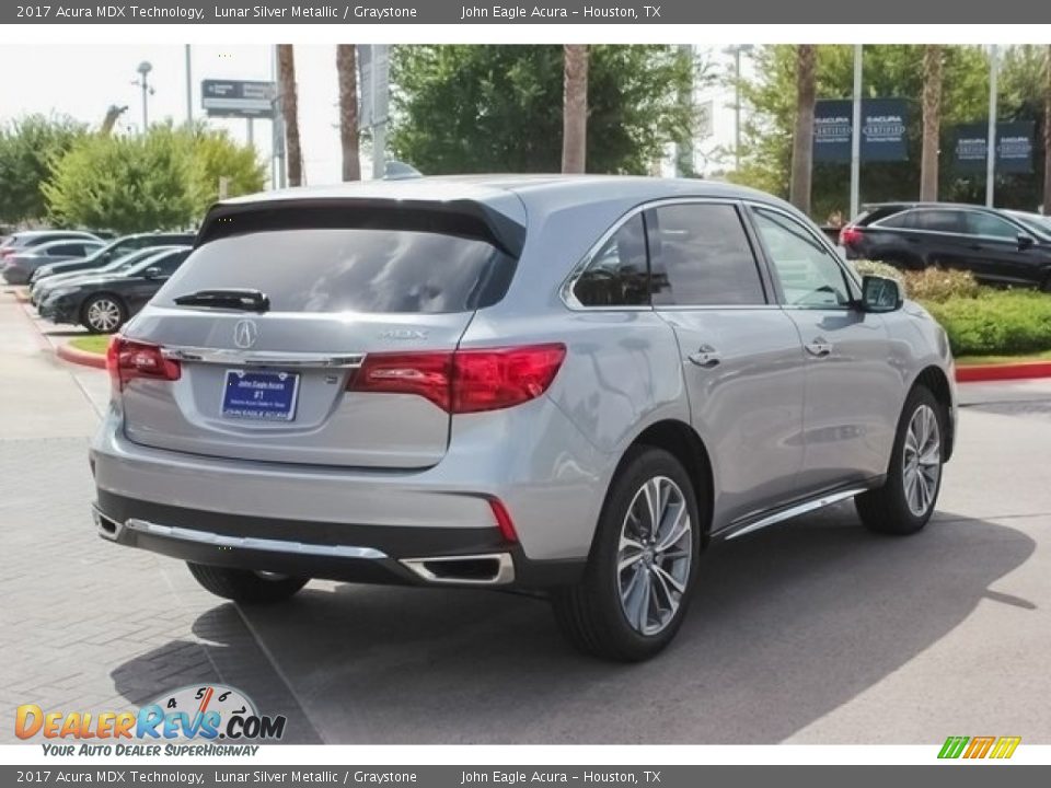 2017 Acura MDX Technology Lunar Silver Metallic / Graystone Photo #7