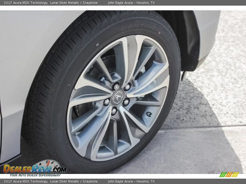 2017 Acura MDX Technology Lunar Silver Metallic / Graystone Photo #11