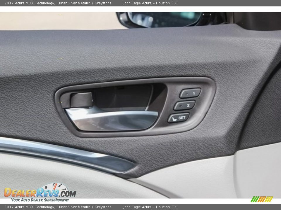 2017 Acura MDX Technology Lunar Silver Metallic / Graystone Photo #16