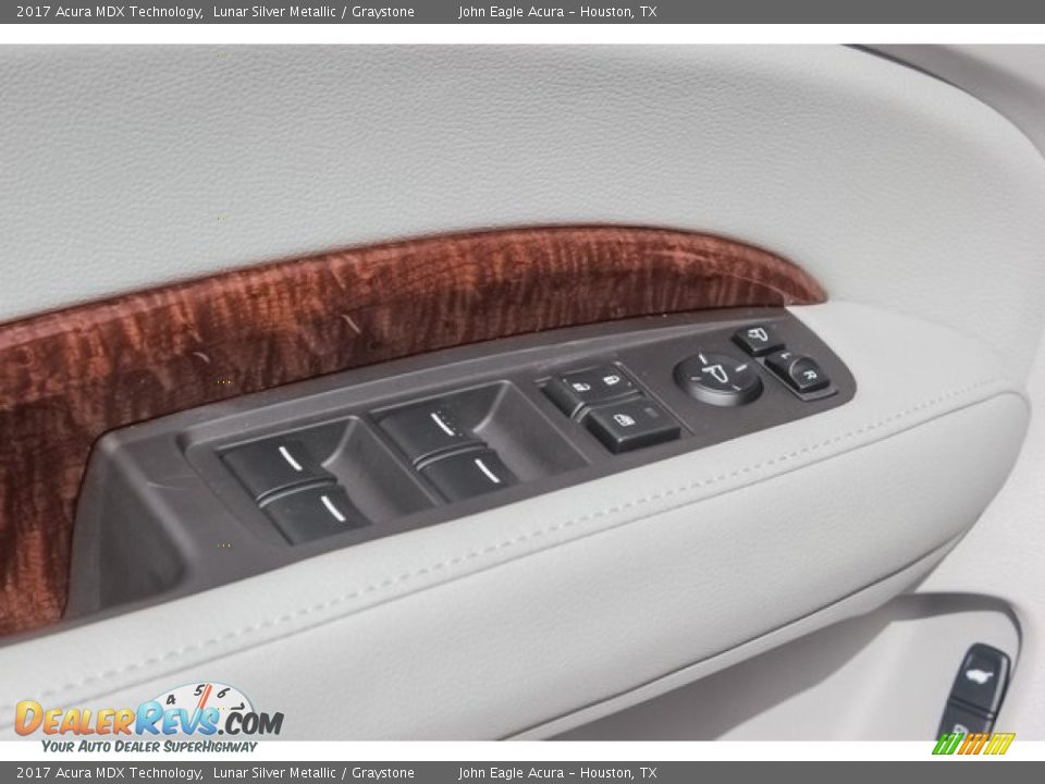 2017 Acura MDX Technology Lunar Silver Metallic / Graystone Photo #17