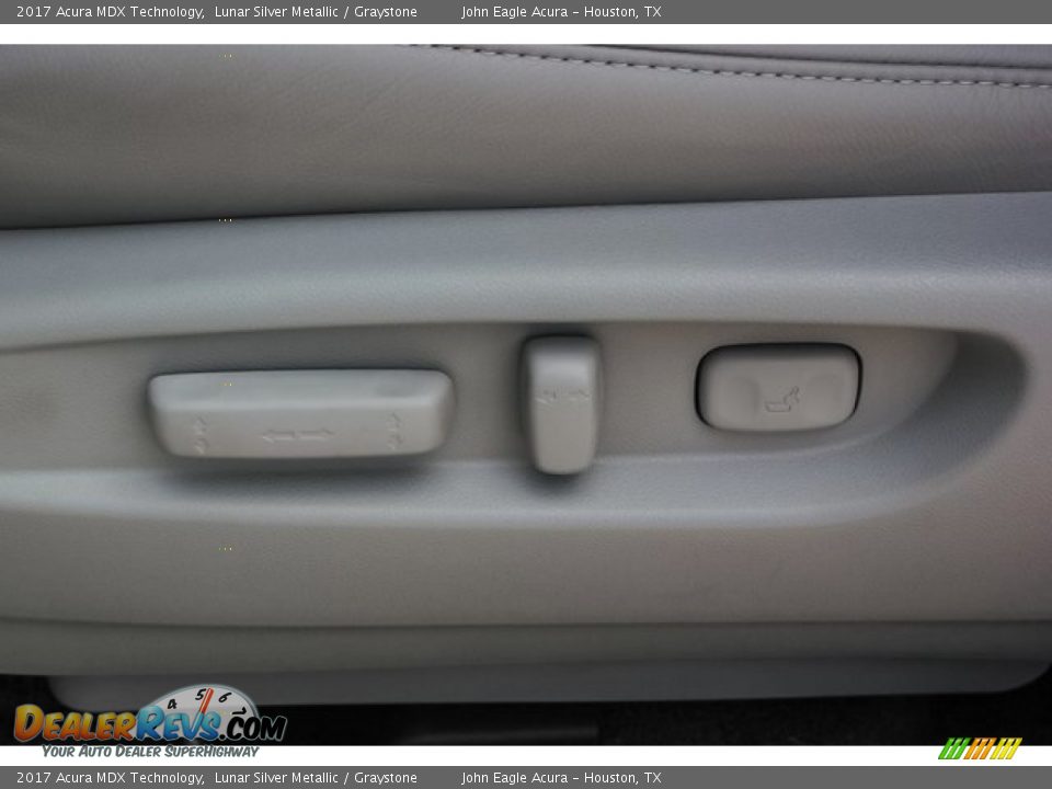 2017 Acura MDX Technology Lunar Silver Metallic / Graystone Photo #19