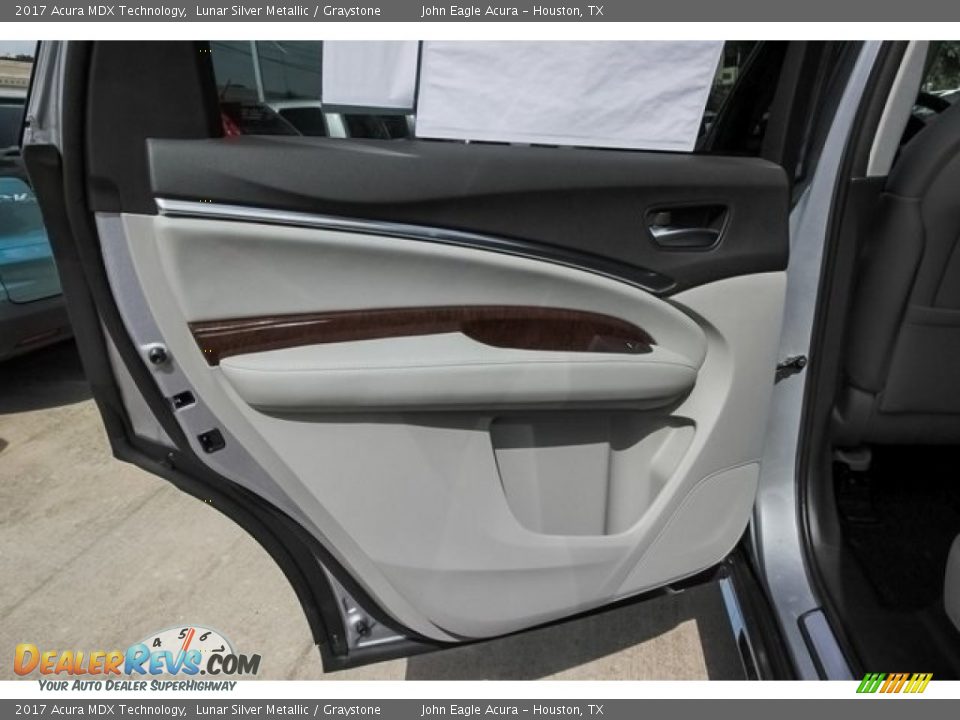 2017 Acura MDX Technology Lunar Silver Metallic / Graystone Photo #23
