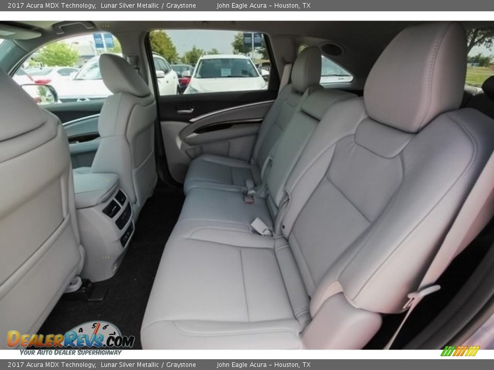 2017 Acura MDX Technology Lunar Silver Metallic / Graystone Photo #24