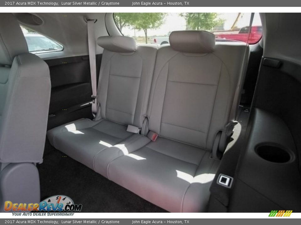 2017 Acura MDX Technology Lunar Silver Metallic / Graystone Photo #25