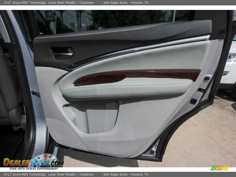 2017 Acura MDX Technology Lunar Silver Metallic / Graystone Photo #28