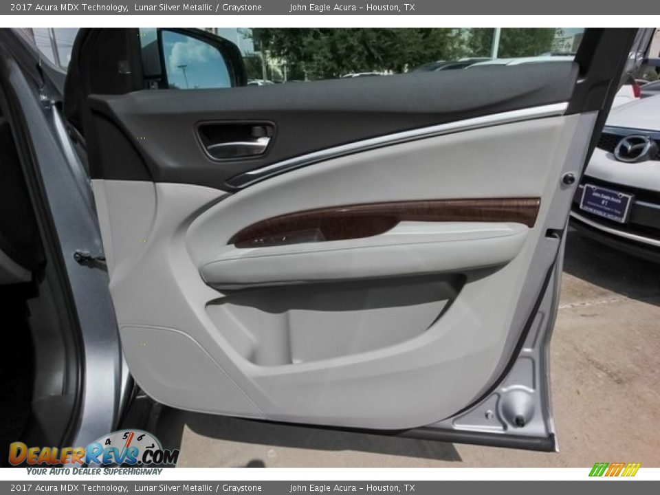 2017 Acura MDX Technology Lunar Silver Metallic / Graystone Photo #30