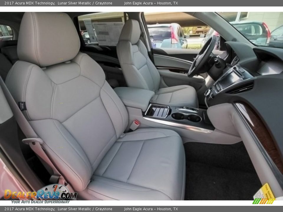 2017 Acura MDX Technology Lunar Silver Metallic / Graystone Photo #31