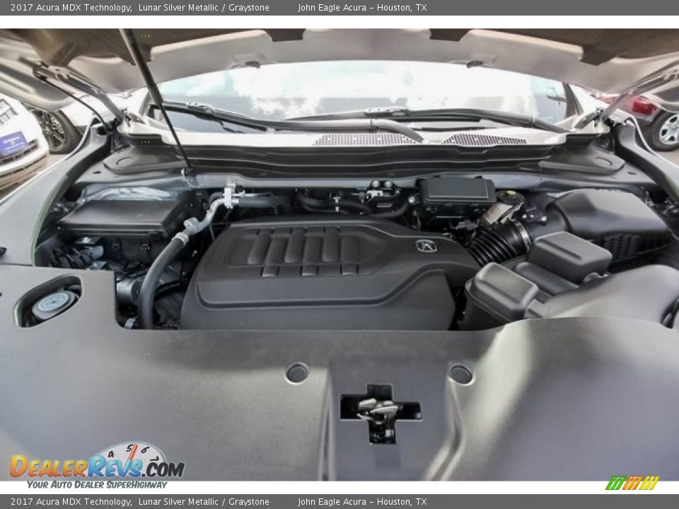 2017 Acura MDX Technology Lunar Silver Metallic / Graystone Photo #32