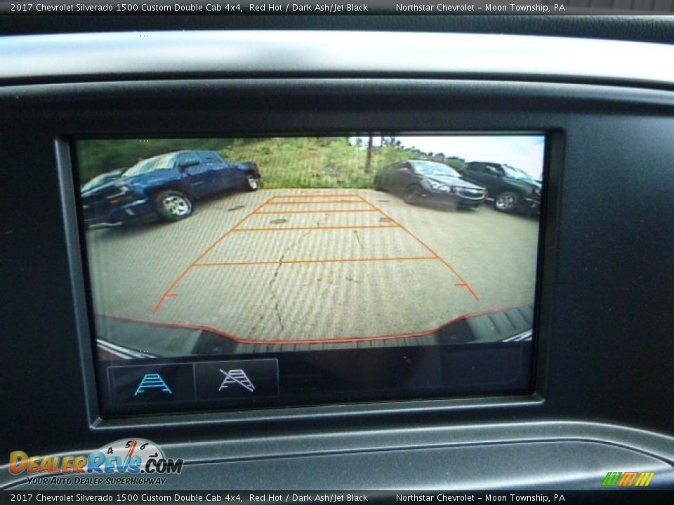 2017 Chevrolet Silverado 1500 Custom Double Cab 4x4 Red Hot / Dark Ash/Jet Black Photo #20