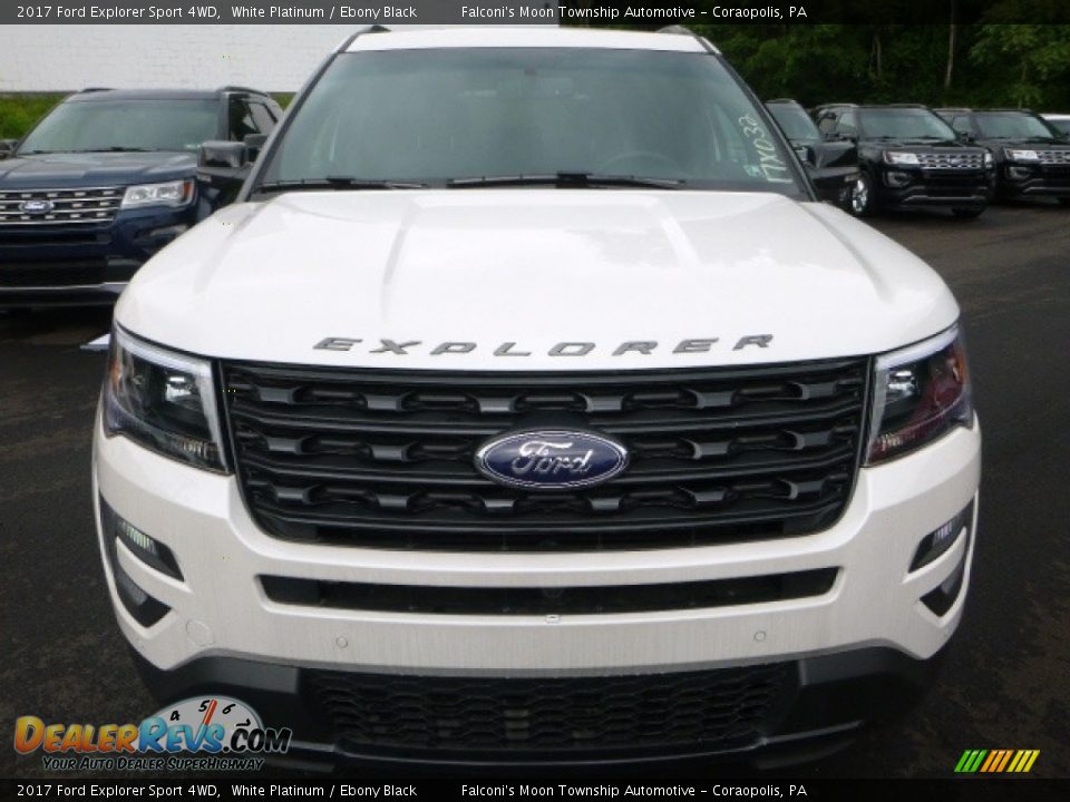2017 Ford Explorer Sport 4WD White Platinum / Ebony Black Photo #4