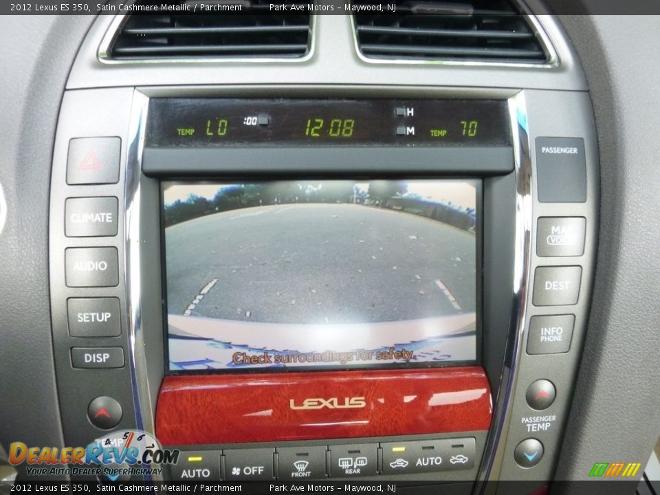 2012 Lexus ES 350 Satin Cashmere Metallic / Parchment Photo #31