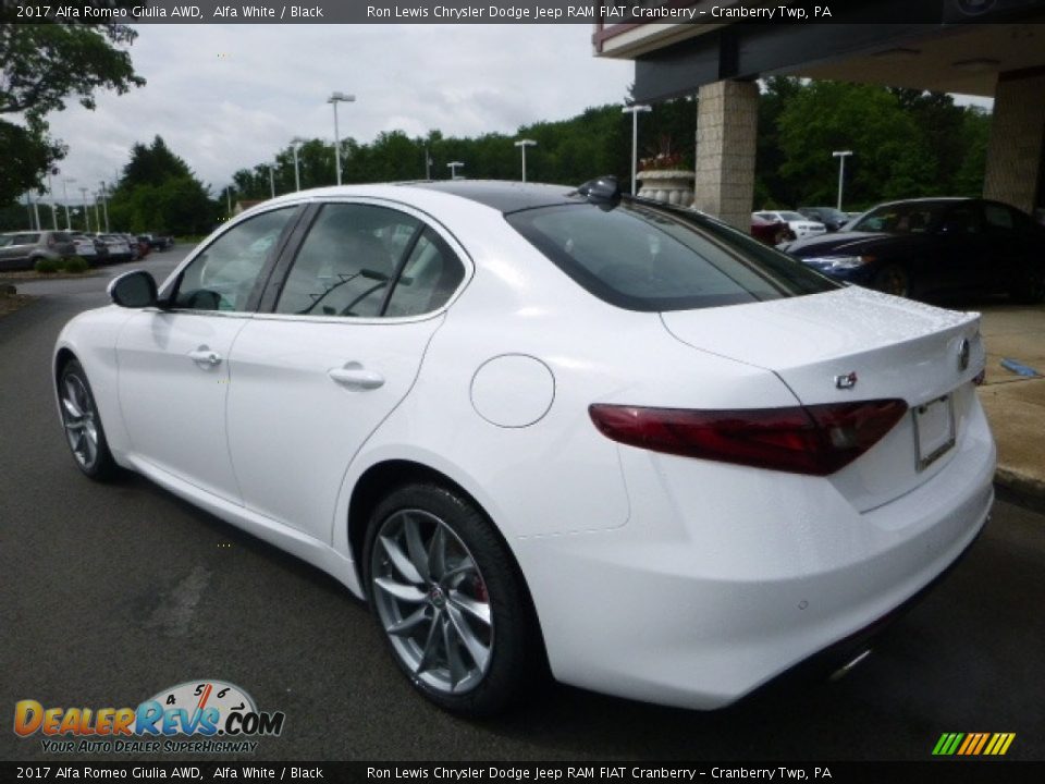 2017 Alfa Romeo Giulia AWD Alfa White / Black Photo #3
