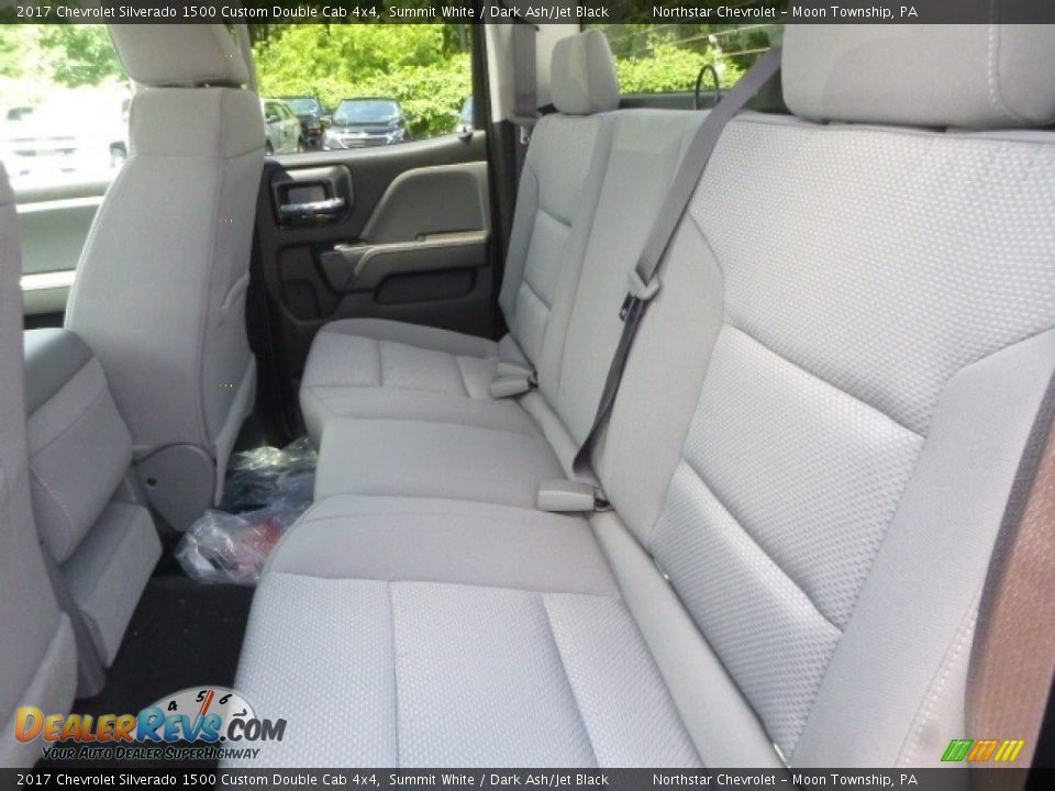 2017 Chevrolet Silverado 1500 Custom Double Cab 4x4 Summit White / Dark Ash/Jet Black Photo #14