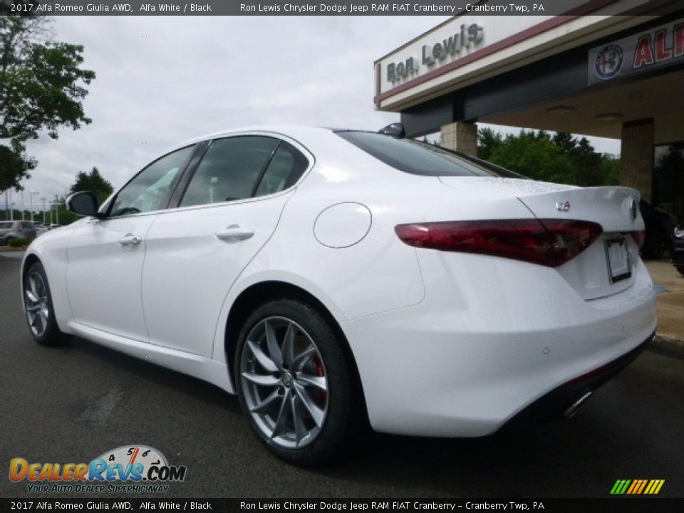 2017 Alfa Romeo Giulia AWD Alfa White / Black Photo #4