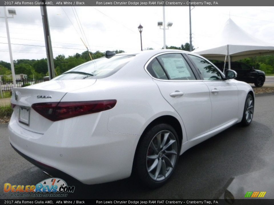 2017 Alfa Romeo Giulia AWD Alfa White / Black Photo #7