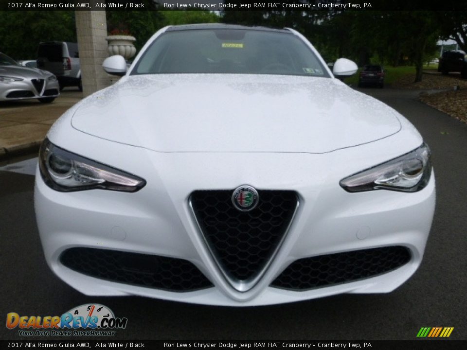 2017 Alfa Romeo Giulia AWD Alfa White / Black Photo #11