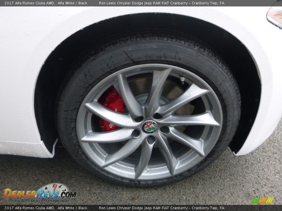 2017 Alfa Romeo Giulia AWD Alfa White / Black Photo #12