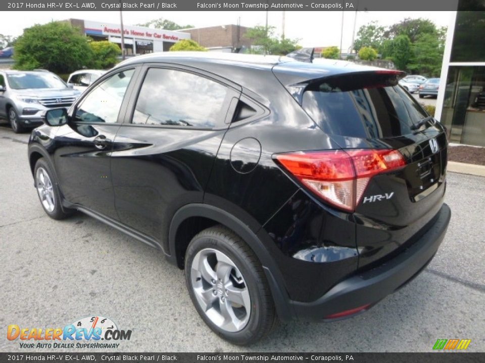 2017 Honda HR-V EX-L AWD Crystal Black Pearl / Black Photo #2