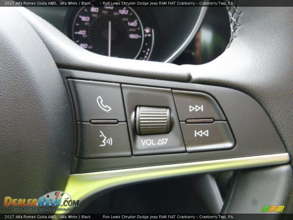 2017 Alfa Romeo Giulia AWD Alfa White / Black Photo #27