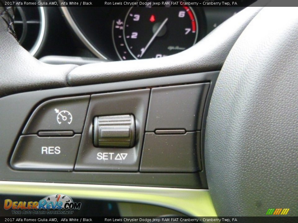 2017 Alfa Romeo Giulia AWD Alfa White / Black Photo #28