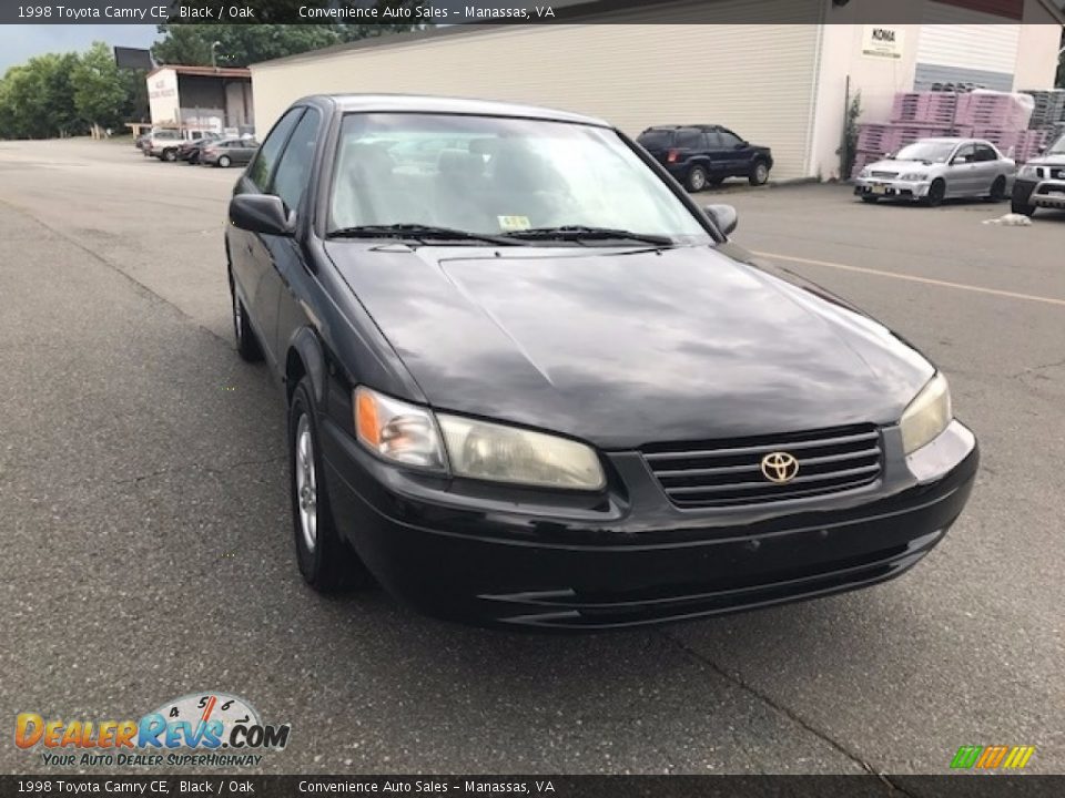 1998 Toyota Camry CE Black / Oak Photo #2