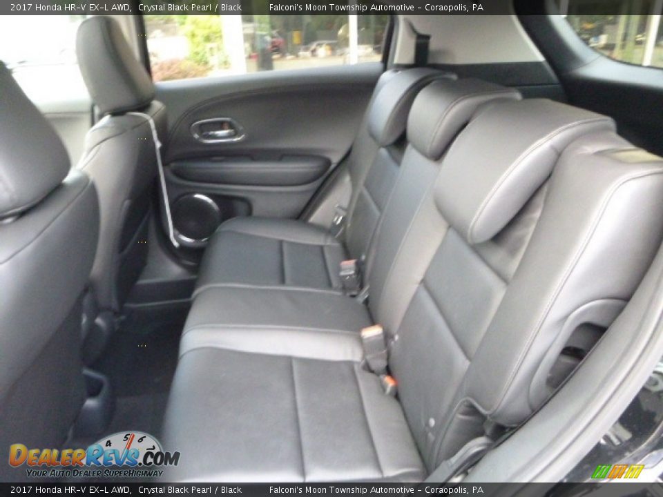 2017 Honda HR-V EX-L AWD Crystal Black Pearl / Black Photo #9