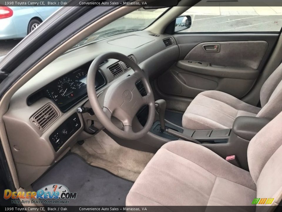 1998 Toyota Camry CE Black / Oak Photo #3