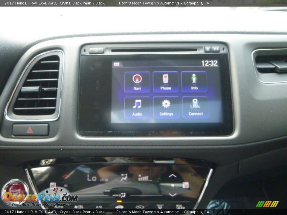 2017 Honda HR-V EX-L AWD Crystal Black Pearl / Black Photo #13