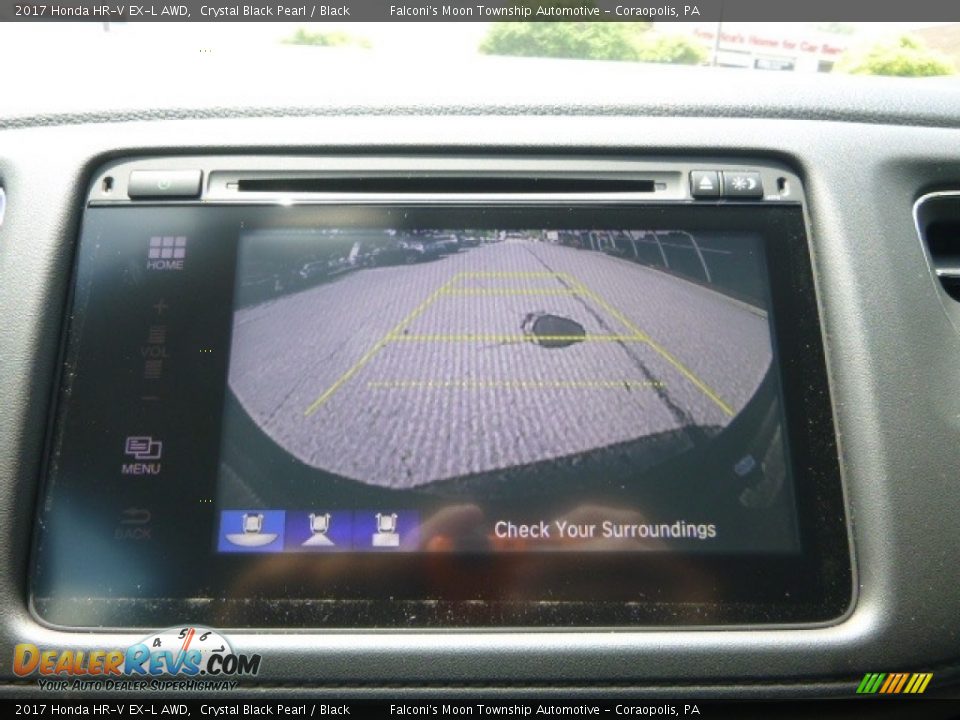 2017 Honda HR-V EX-L AWD Crystal Black Pearl / Black Photo #15