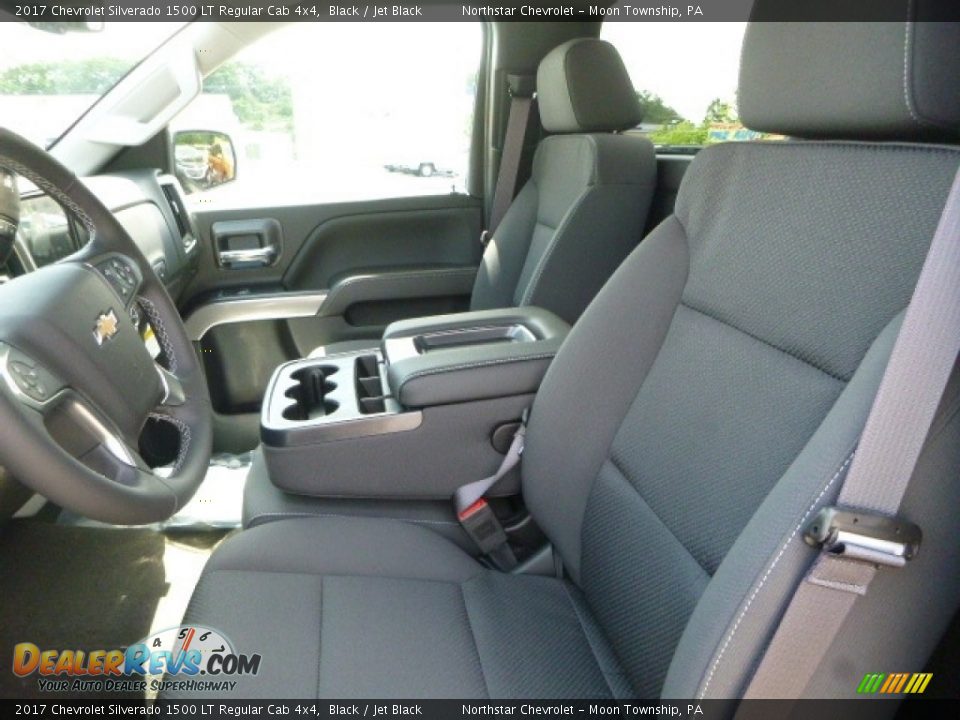 2017 Chevrolet Silverado 1500 LT Regular Cab 4x4 Black / Jet Black Photo #15