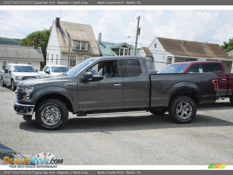 2017 Ford F150 XLT SuperCab 4x4 Magnetic / Earth Gray Photo #1