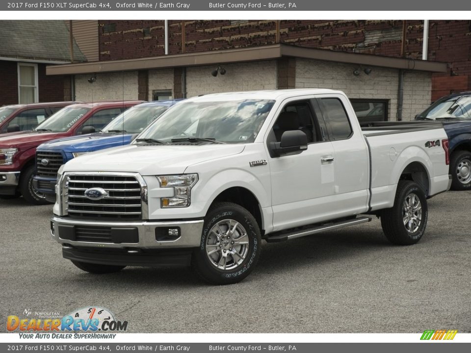 2017 Ford F150 XLT SuperCab 4x4 Oxford White / Earth Gray Photo #1
