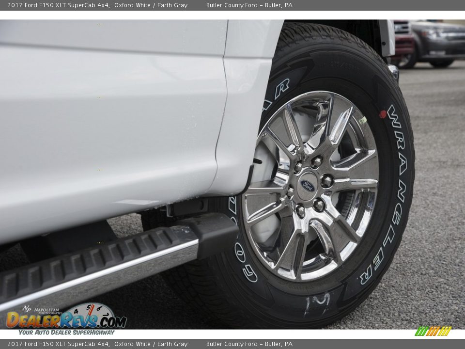 2017 Ford F150 XLT SuperCab 4x4 Oxford White / Earth Gray Photo #5