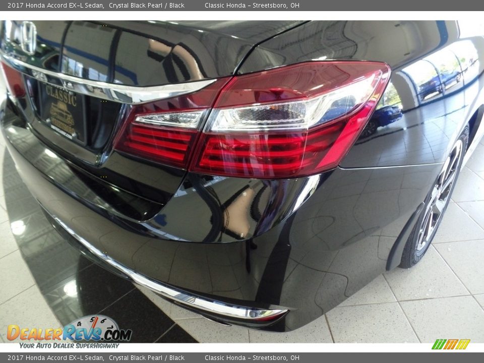 2017 Honda Accord EX-L Sedan Crystal Black Pearl / Black Photo #8