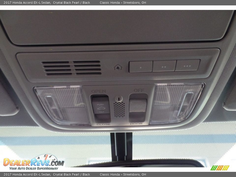 2017 Honda Accord EX-L Sedan Crystal Black Pearl / Black Photo #20