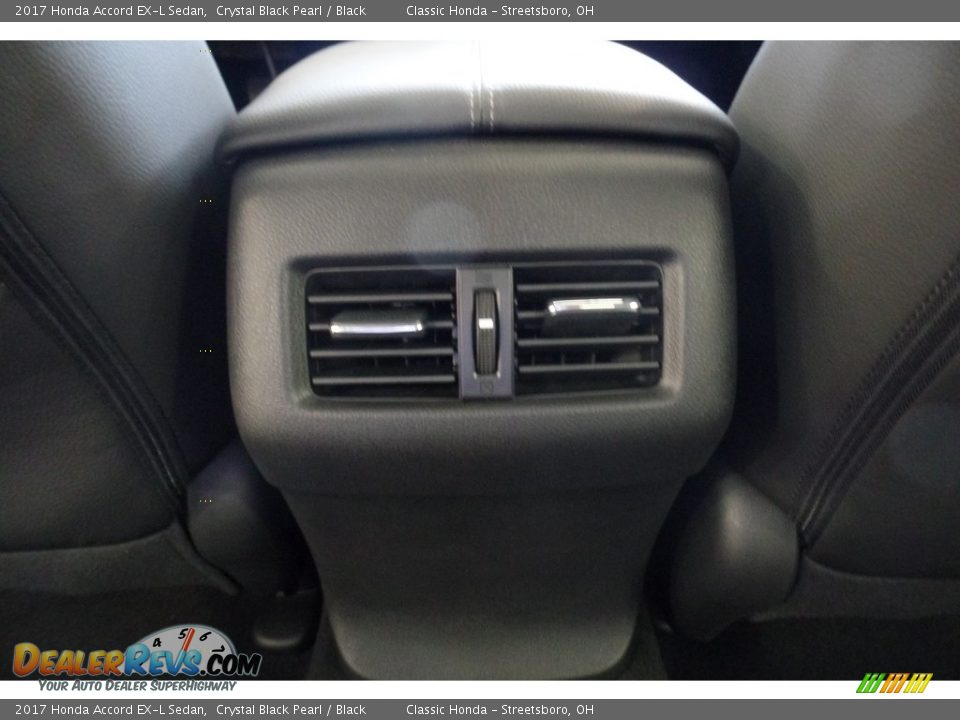 2017 Honda Accord EX-L Sedan Crystal Black Pearl / Black Photo #22