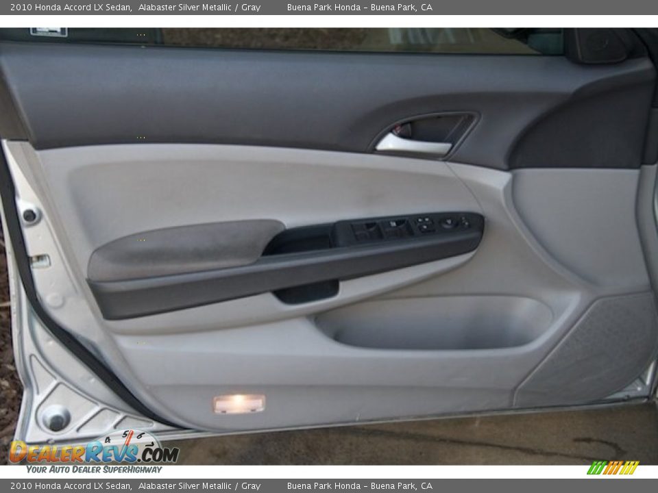2010 Honda Accord LX Sedan Alabaster Silver Metallic / Gray Photo #19